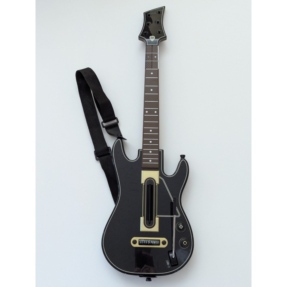 Guitar Hero Live Wireless Controller Black Model #0000654 NO dongle TESTED